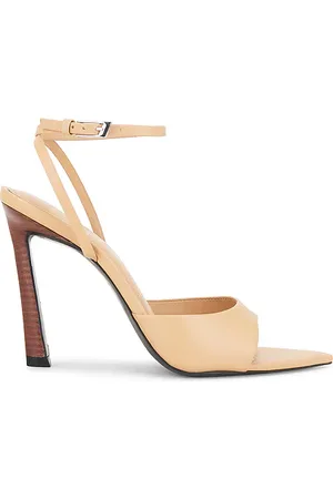 BLACK SUEDE STUDIO Alma 100 Heel in Tan. - size 36 (also in 40)