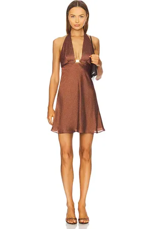 ALEXIS Zari Dress in Brown. - size L (also in M, S)