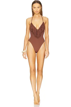 L*Space Desert Days One Piece Swimsuit in Brown. - size S (also in XS)