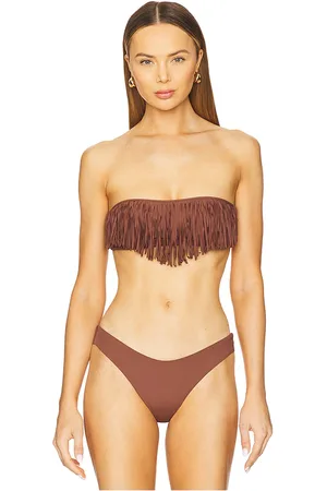 L*Space Dixie Bikini Top in Brown. - size L (also in M, S, XL, XS)