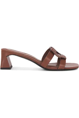 Simkhai Monogram Block Heel in Brown. - size 38 (also in 39, 40)