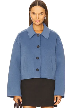 Ivy & Oak Jaia Single Breasted Jacket in Blue. - size L (also in M, S, XL)