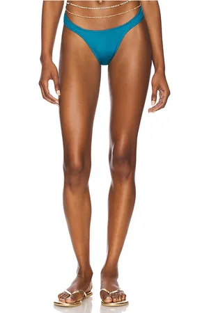 Sommer Zita Bikini Bottom in Teal. - size L (also in M, XS)
