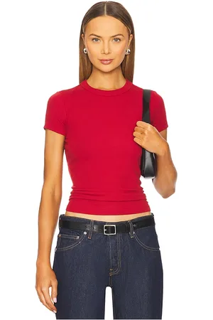 Cotton Citizen Verona Tee in Red. - size L (also in M, S, XS)