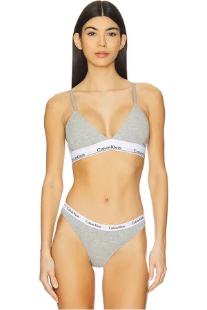 Calvin Klein Calvin Klein Modern Cotton Lightly Lined Triangle in Grey. - size XL (also in XS)