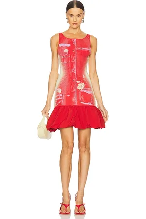 PH5 Daphne Reversible Tank Dress in Red. - size L (also in M, S, XL, XS)
