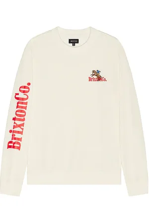 Brixton Inwood Crew Sweatshirt in Ivory. - size L (also in M, S, XL/1X)