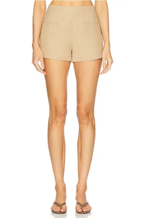 FAITHFULL THE BRAND Florine Mini Shorts in Tan. - size L (also in M, XL)