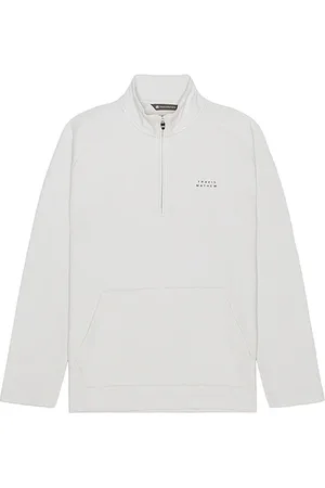 Travis Mathew Performance Waffle Quater Zip in Grey. - size L (also in M, S, XL/1X)