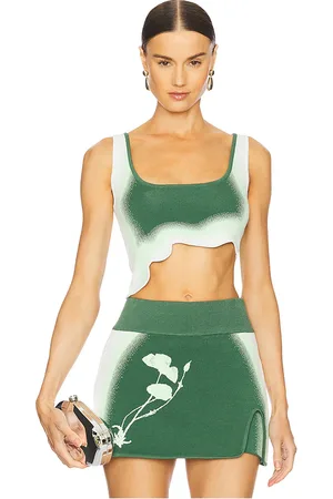 PH5 Anise Reversible Wavy Bra Top in Green. - size L (also in XL)