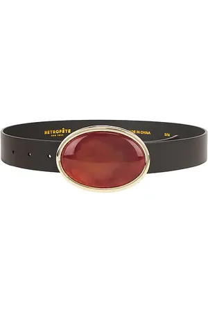 Retrofete Dagmar High Waisted Belt in Brown. - size S/M (also in XXS/XS)