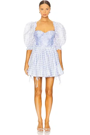 Selkie Gwyn Dress in Blue. - size 5X (also in 6X, L, M, S, XL, XS)