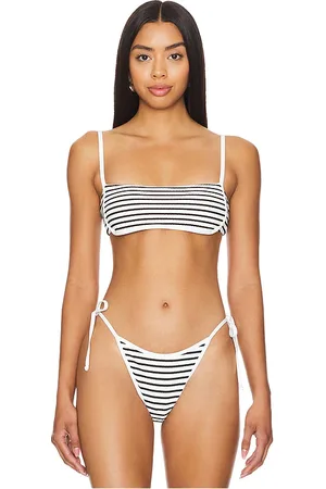 L*Space Hazel Bikini Top in Black & White. - size M (also in S, XS)