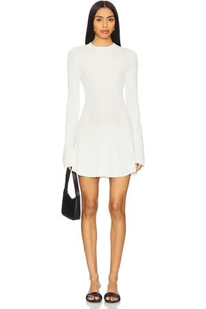 Solid The Babetta Dress in Cream,Ivory. - size M (also in S, XL, XS)