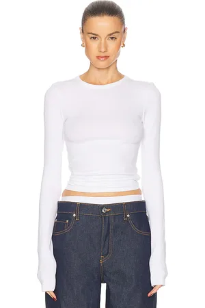 GRLFRND Crew Neck Extra Long Sleeve Tee in . - size L (also in M, S, XL)
