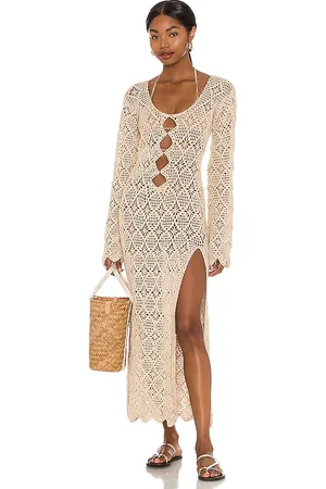 Tularosa Tarik Maxi Dress in Neutral. - size M (also in L, S, XL)