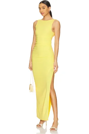 MORE TO COME Maisie Maxi Dress in Yellow. - size S (also in XXS)