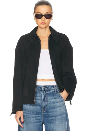 GRLFRND Alek Suede Jacket in . - size L (also in M, S, XL, XS)