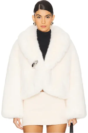GIUSEPPE DI MORABITO Cropped Faux Fur Jacket in . - size M (also in S)
