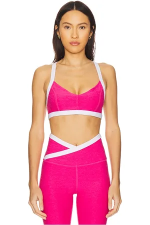 Beyond Yoga Spacedye Outlines Bra in Pink. - size L (also in M, S, XS)