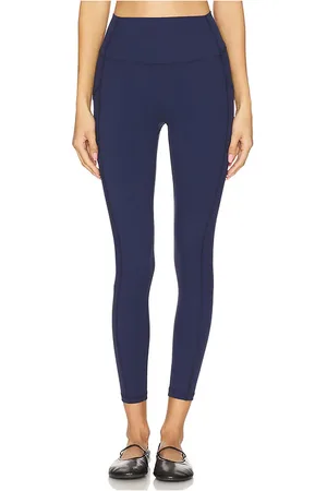 Spiritual Gangster Cruz 7/8 Pocket Legging in Navy. - size L (also in M, S, XL, XS)
