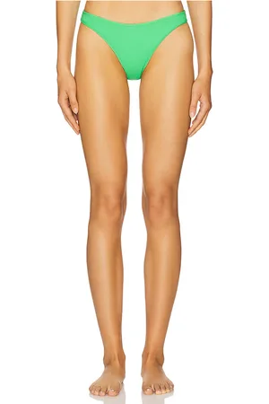 PQ Sarah Teeny Bikini Bottom in Green. - size L (also in M, S)