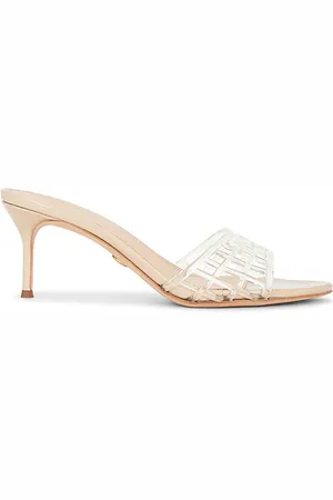 VERONICA BEARD Tia Jelly Heel in Beige. - size 5 (also in 5.5, 6, 6.5, 7, 7.5, 8, 8.5, 9, 9.5)