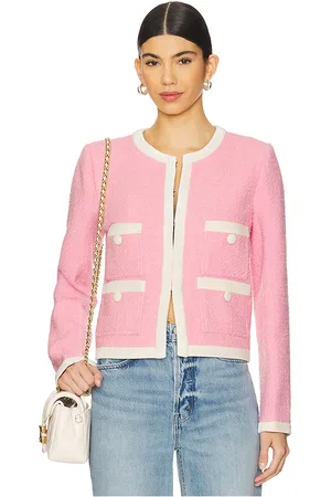 Essentiel Antwerp Howy Fitted Jacket in Pink. - size 32 (also in 34, 36, 38, 40)