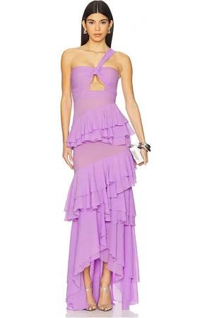 Michael Costello X REVOLVE Ariella Maxi Dress in Lavender. - size XL (also in XS)