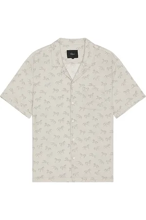 Rails Moreno Button Down Camp Shirt in Grey. - size L (also in M, S, XL/1X)