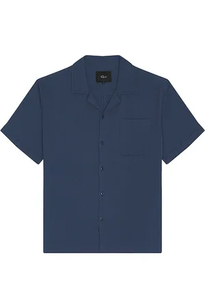 Rails Ohana Button Down Shirt in Blue. - size L (also in M, S, XL/1X)
