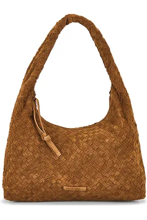 Loeffler Randall Willow Woven Hobo Bag in Brown.