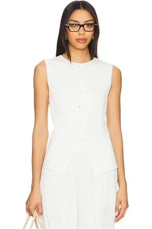 Samsøe Samsøe Saruma Vest in White. - size L (also in M, S, XL, XS)