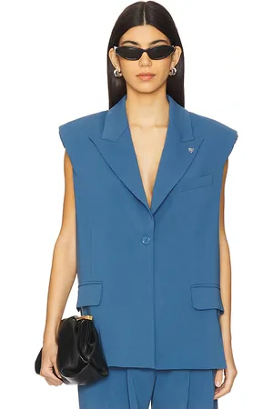 ANIYE BY Bella Gilet in Blue. - size S (also in XS)