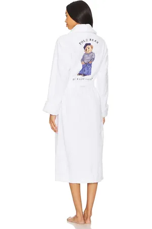 Ralph Lauren Printed Back Robe in White. - size L/XL (also in S/M)