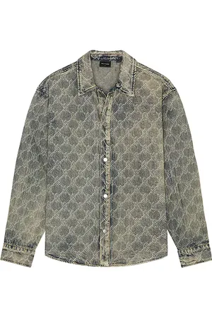 Daily paper Shield Laser Denim Shirt in . - size L (also in M, S, XL/1X)