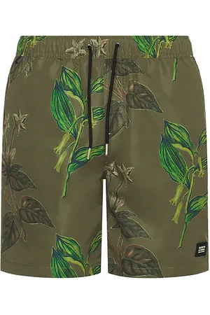 Scotch&Soda Mid Length Swimshort in Dark Green. - size L (also in M, S)