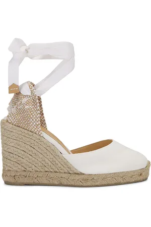 Castaner Carina Sandal in White. - size 37 (also in 36, 38, 39, 40)