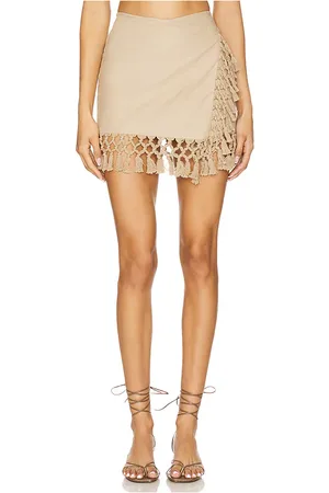 Tularosa Lexi Skort in Neutral. - size L (also in XL, XS, XXS)