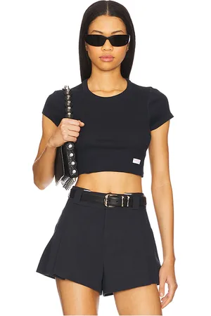 Alexander Wang Cropped Short Sleeve Tee in . - size M (also in S, XL, XS)