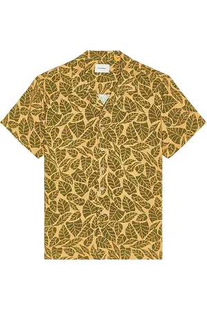 Critical Slide Scrub Resort Shirt in Green. - size L (also in M, S, XL/1X)