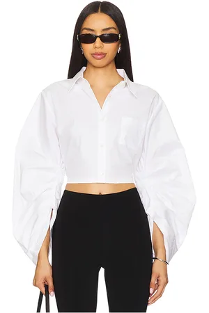 Hevron Raquel Top in White. - size L (also in M, XL)