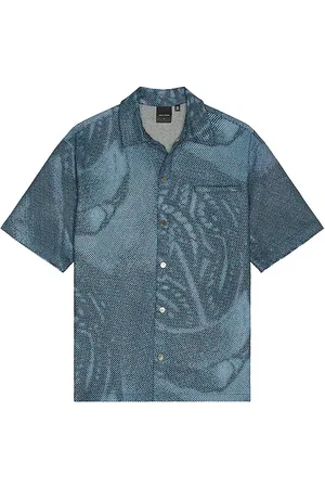 Daily paper Braids Denim Shirt in Blue. - size L (also in M, S)