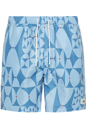 Scotch&Soda Mid Length Swimshort in Blue. - size L (also in M, S, XL/1X)