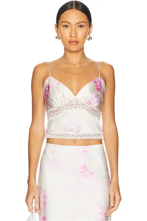 LOVESHACKFANCY Spritely Cami in Ivory. - size 0 (also in 10, 2, 4, 6, 8)