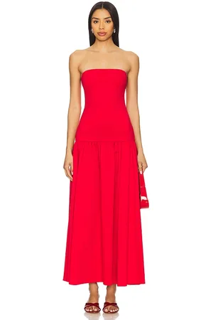 ALICE+OLIVIA Oriana Maxi Dress in Red. - size 0 (also in 10, 12, 2, 4, 6)