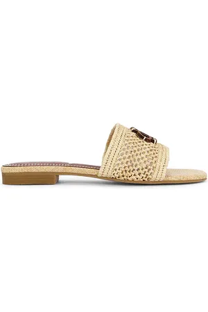 Simkhai Delphi Flat Sandal in Nude. - size 37 (also in 38, 39, 40)