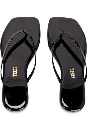 Tkees Square Toe Lily Sandal in Black. - size 10 (also in 11, 5, 6, 7, 8, 9)