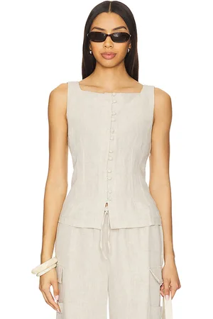 Ciao Lucia Formoso Top in Grey. - size M (also in S, XS)