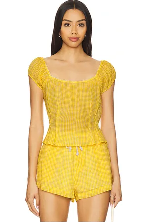 Ciao Lucia Lille Top in Yellow. - size L (also in M, S, XS)